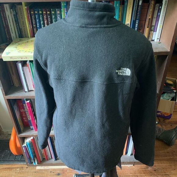 The North Face gorpcore black fleece L full zip outdoorsy jacket - Picture 3 of 5